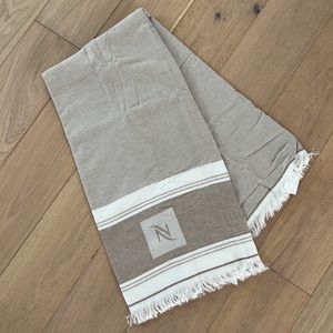 Nespresso Beach Blanket Turkish Boho Style Towel NWT